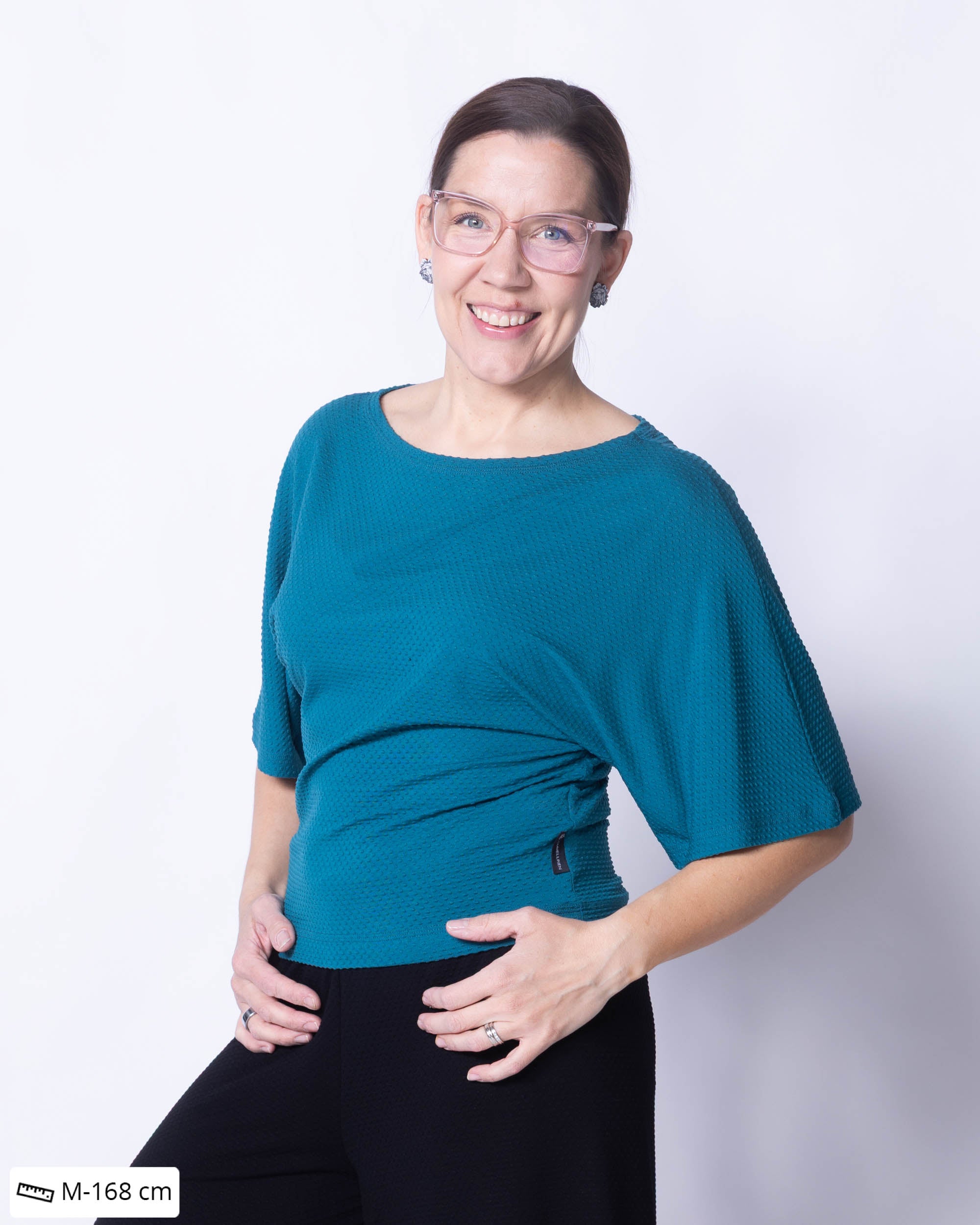 HELMI t-shirt, petrol