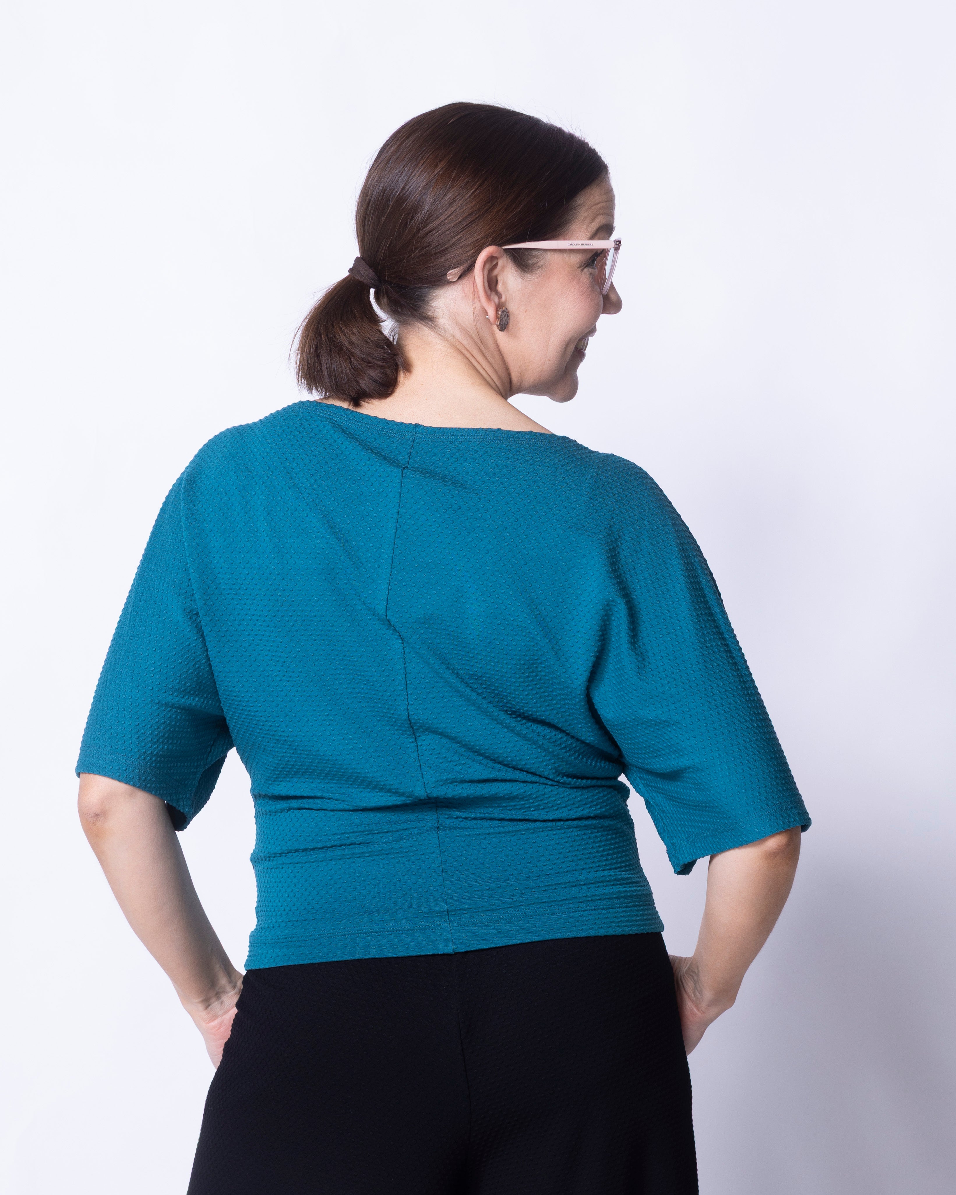 HELMI t-shirt, petrol