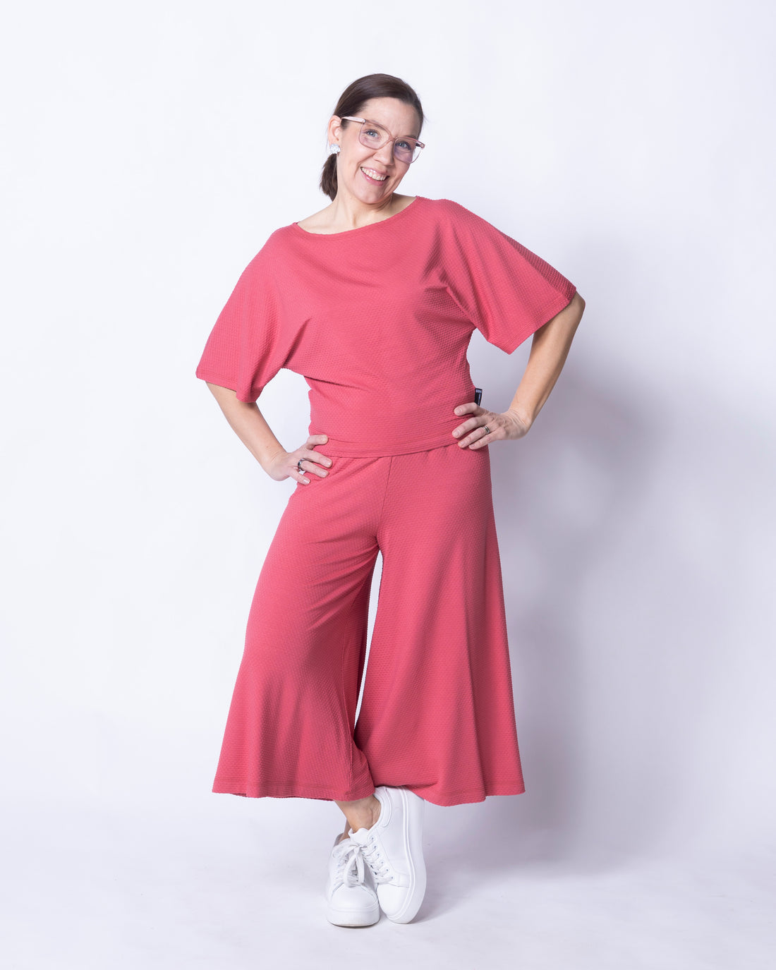 HELMI pants, deep coral
