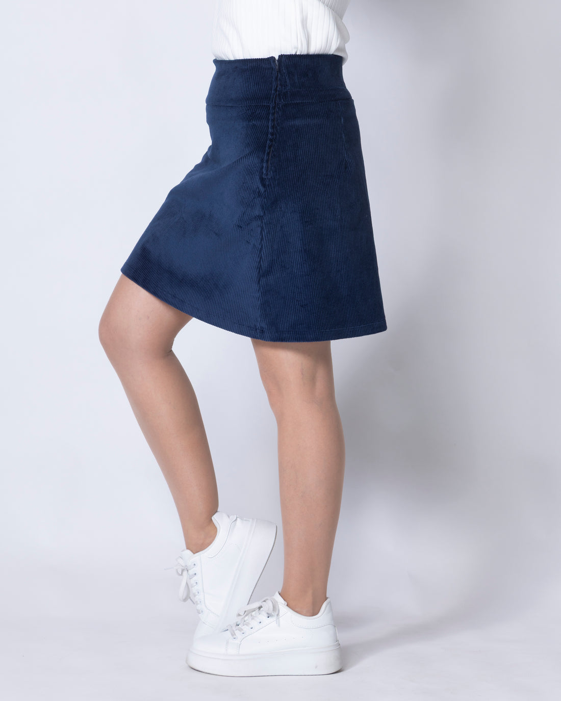 CORDUROY skirt, blue
