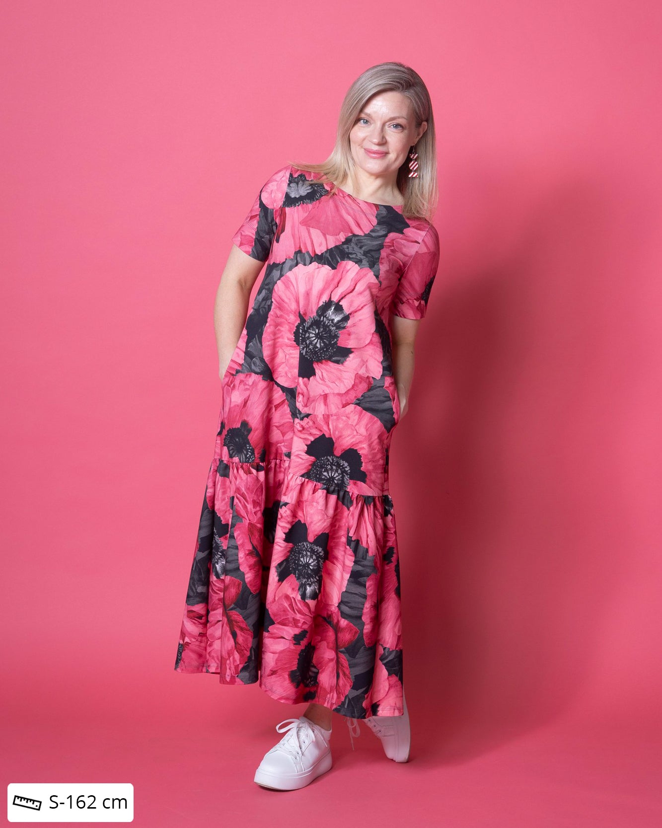 FRILLA dress, Tuulenkukka - pink