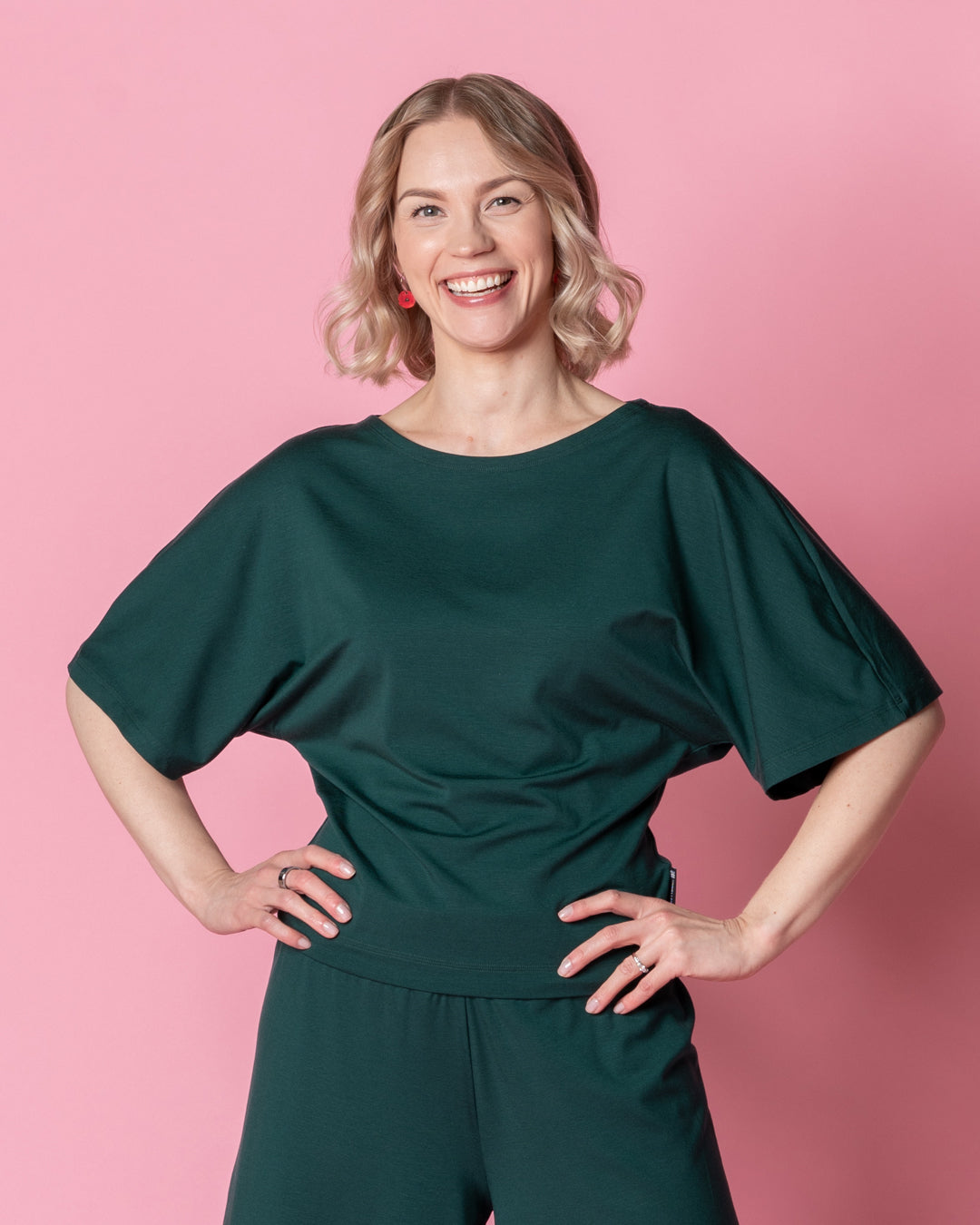 HULMU t-shirt, emerald