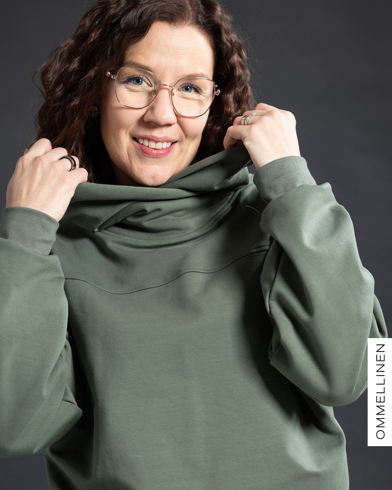 WHOOPS! GIANT hoodie, Green - XS/S