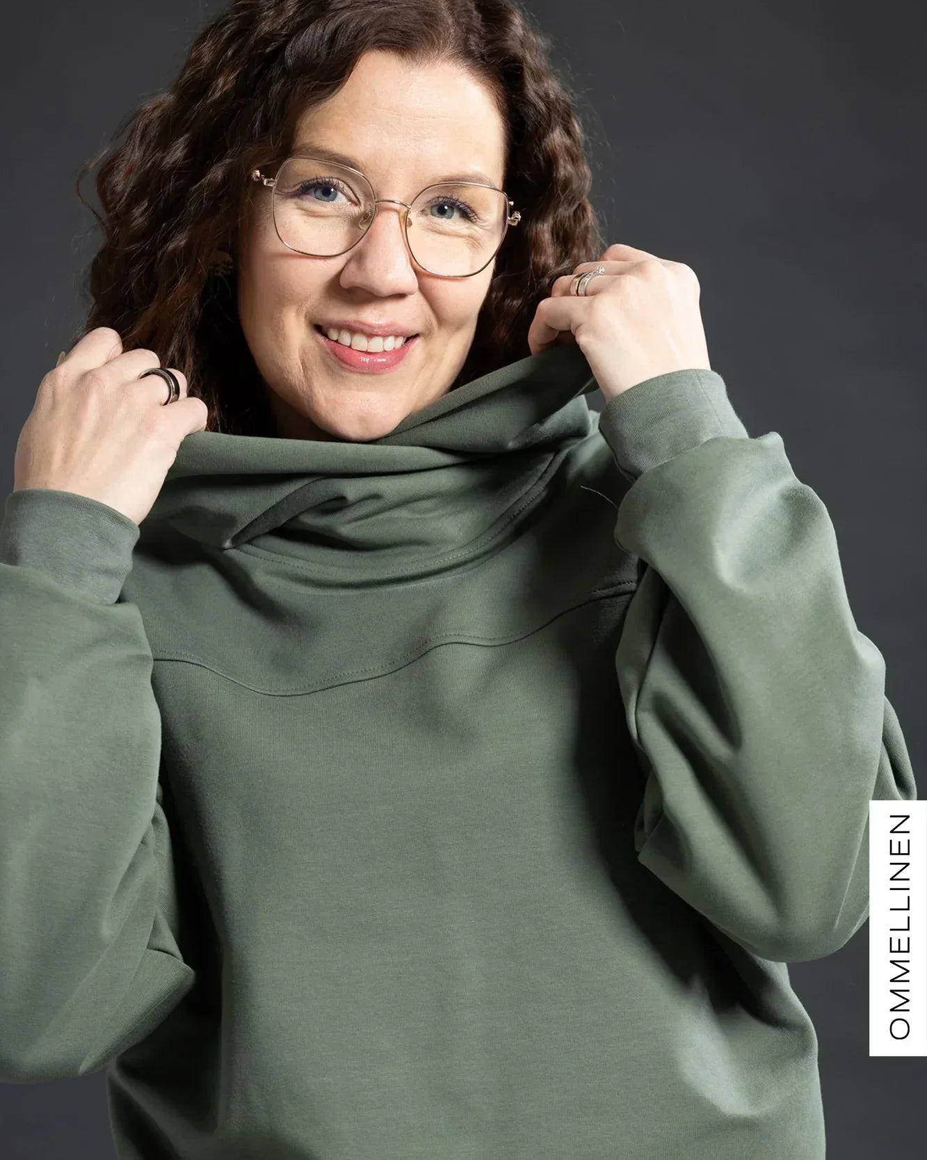 WHOOPS! GIANT hoodie, Green - XS/S