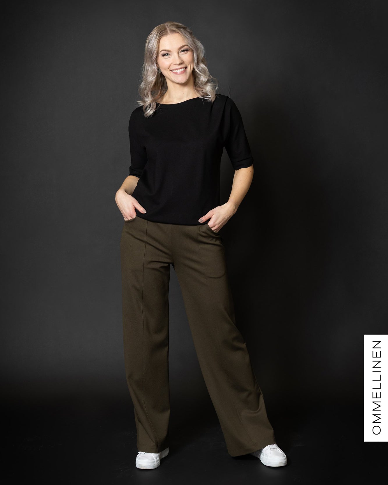 KANTTI pants - NORMAL LENGTH, forest green