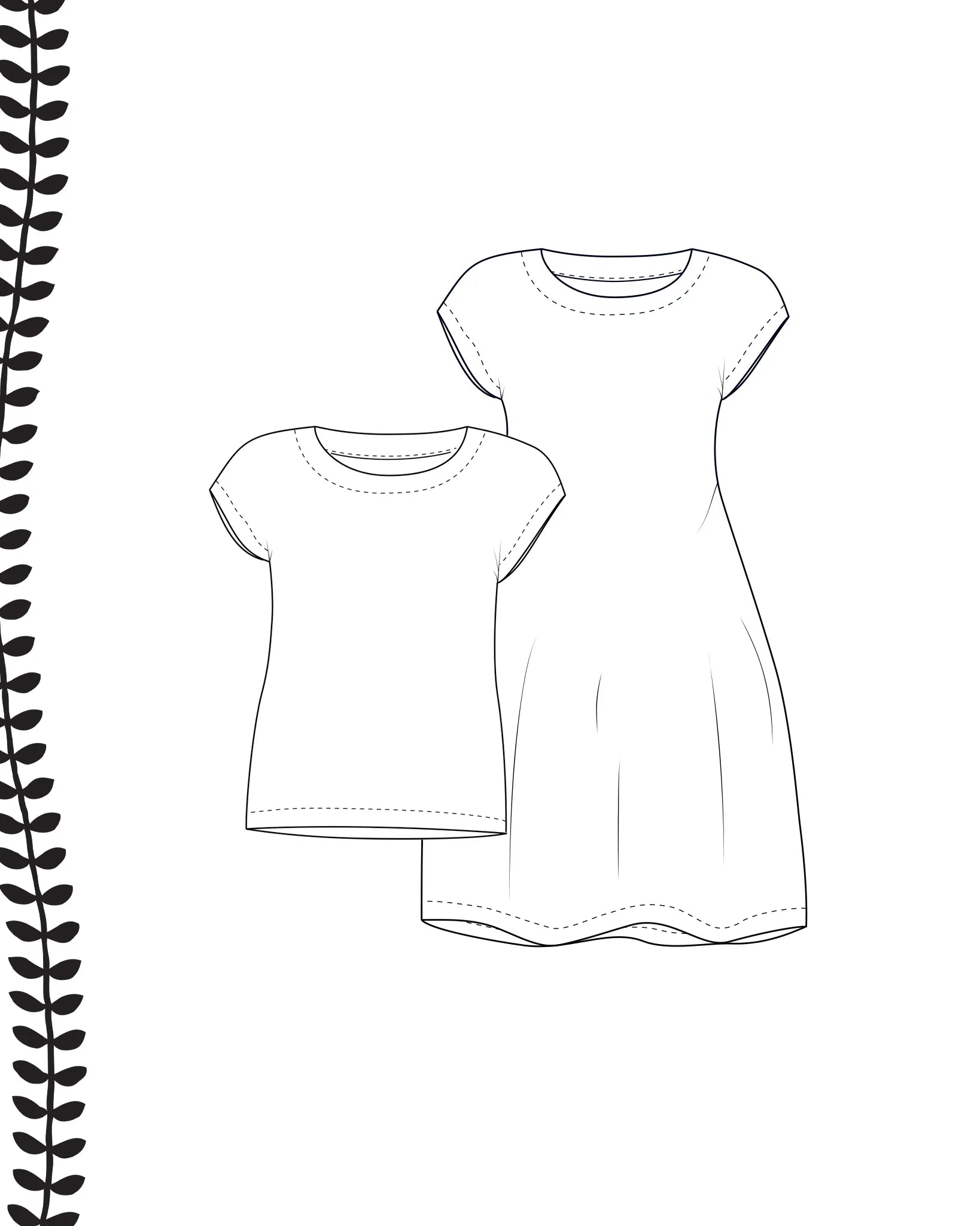 Pattern - lempi t-shirt / lempi dress