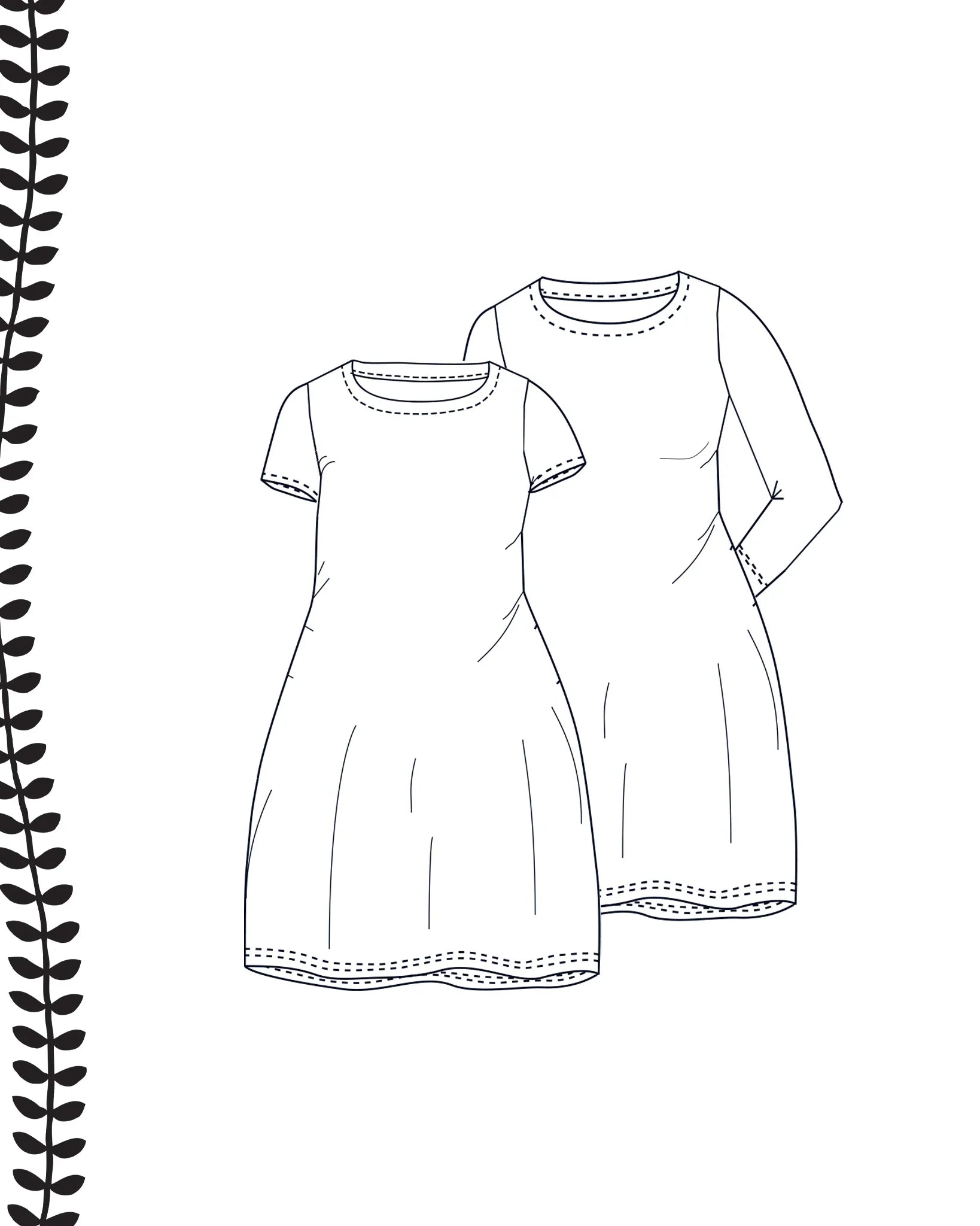 Pattern - dress tunic (FIN/ENG)