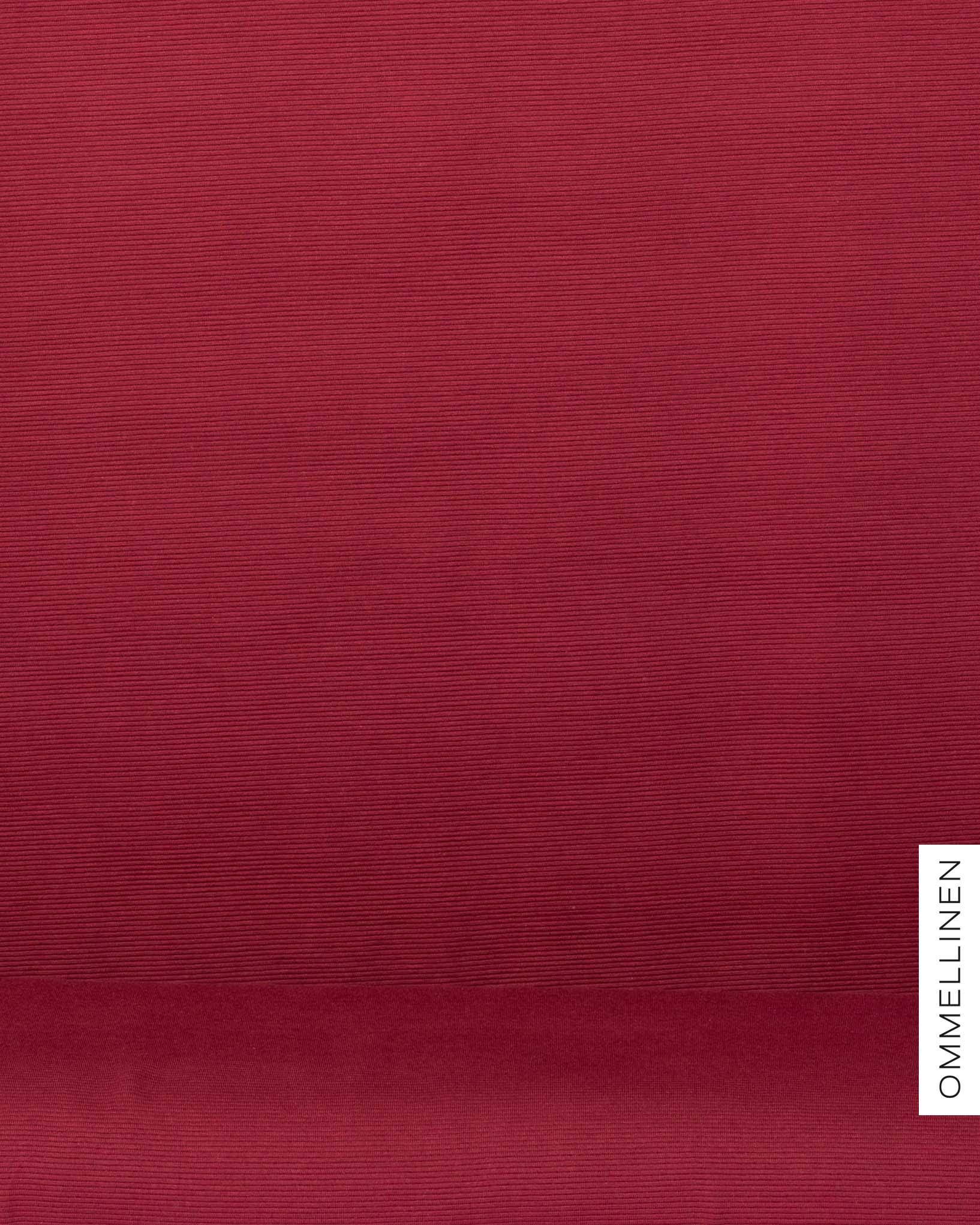 Ottoman - cotton knit, burgundy