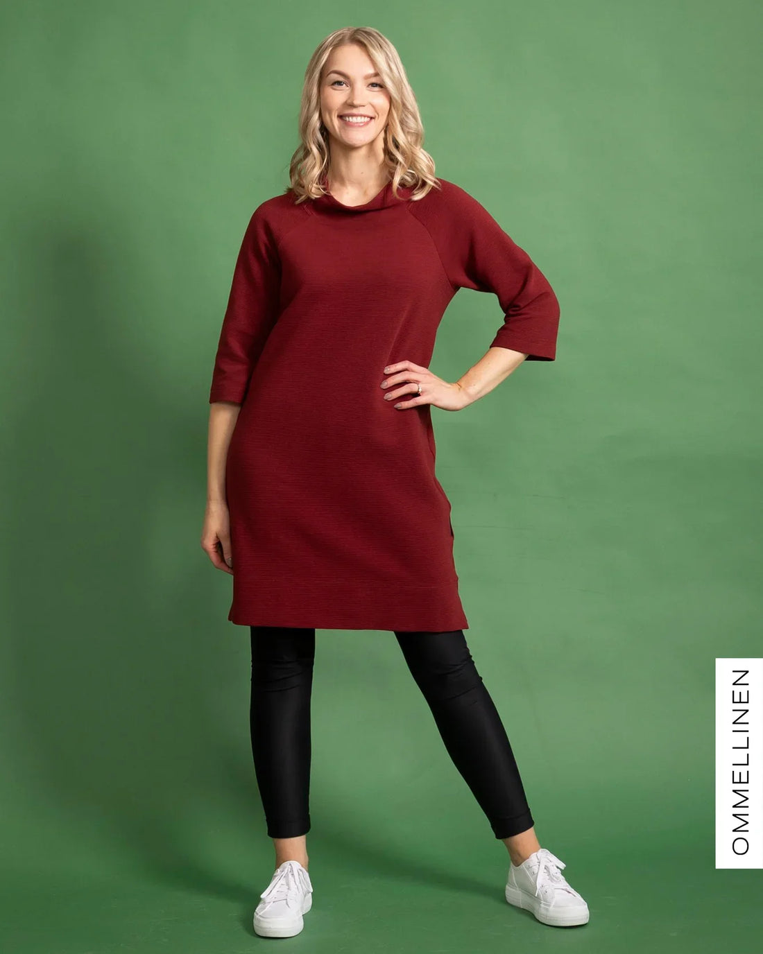 SÄRMÄ dress, burgundy