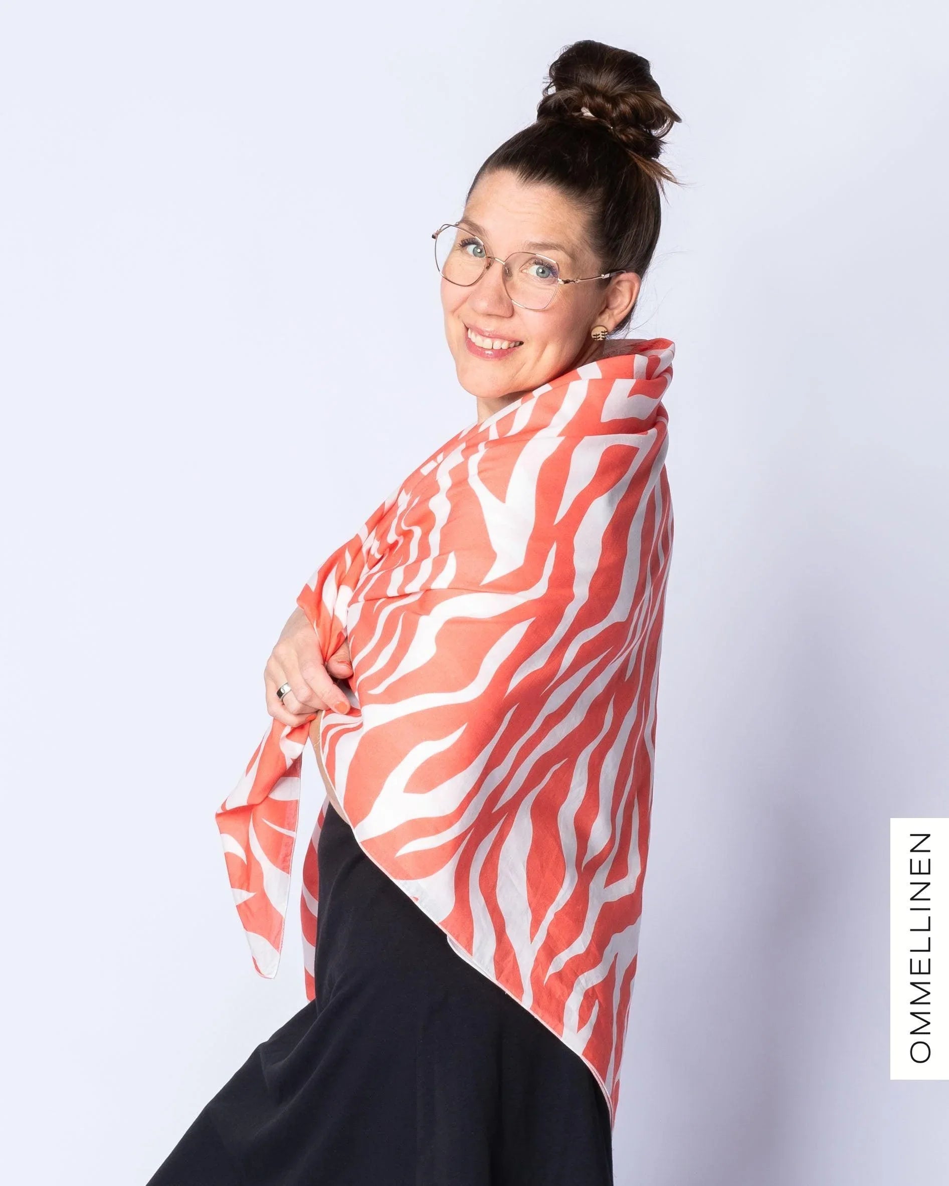 HUPS! Jättihuivi, Villi - koralli