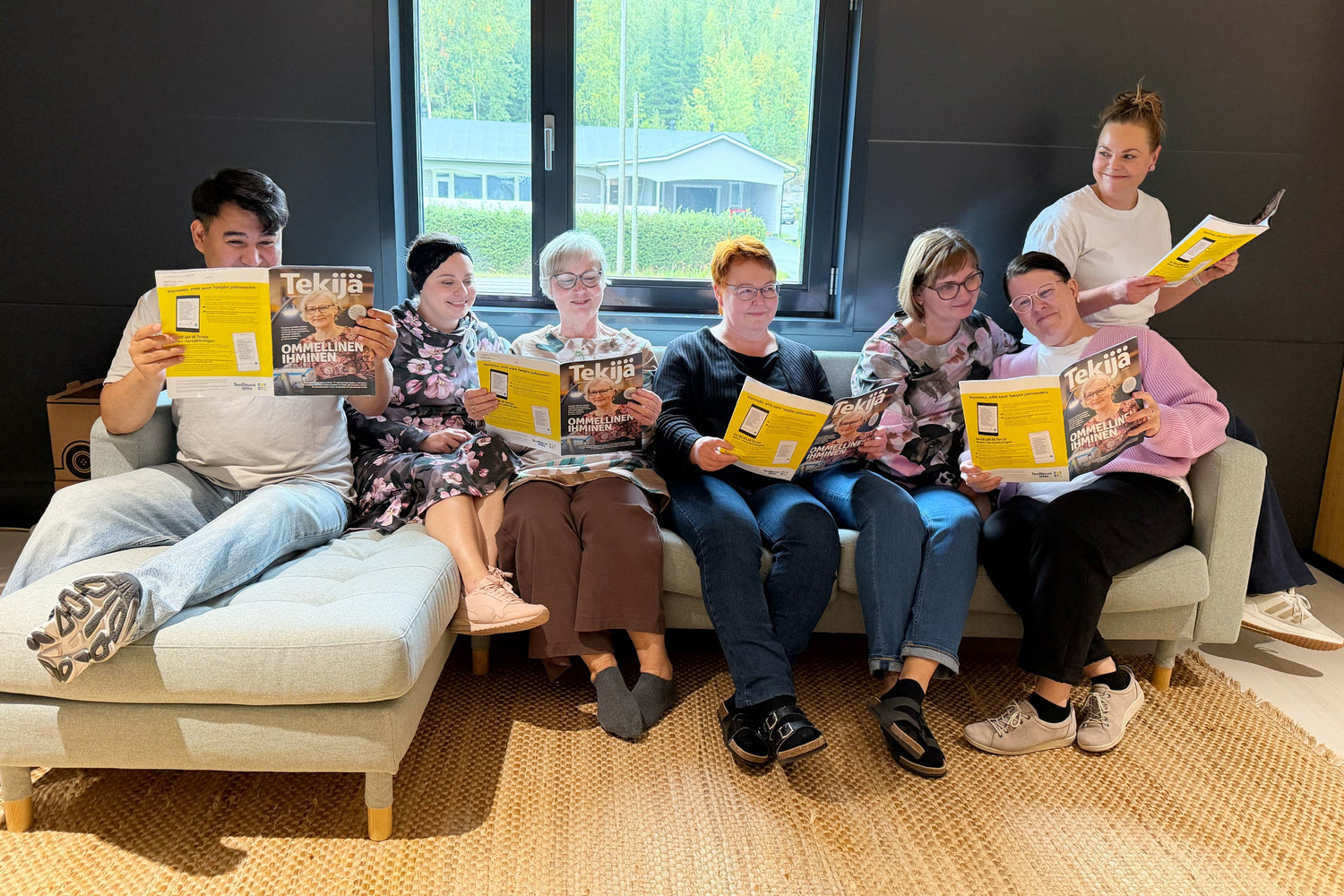 Tekijä-lehti vieraili Ommellisella