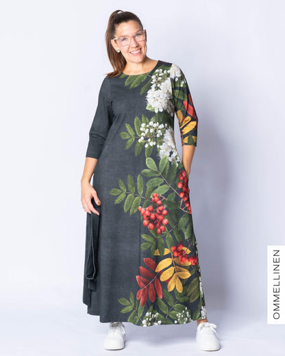 UNELMA dress, Giant pihlaja - grey