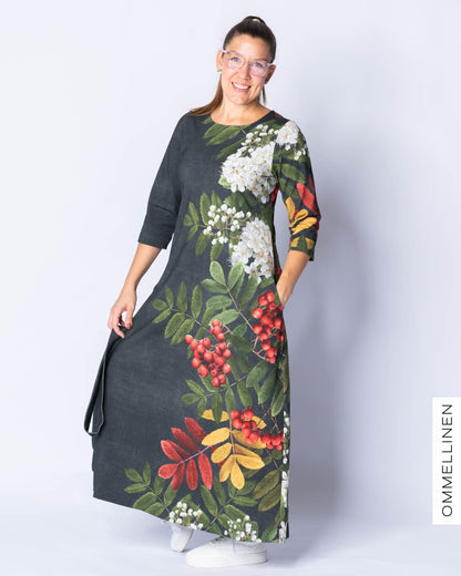 UNELMA dress, Giant pihlaja - grey