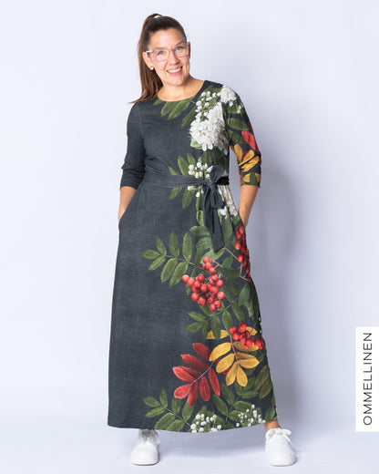 UNELMA dress, Giant pihlaja - grey