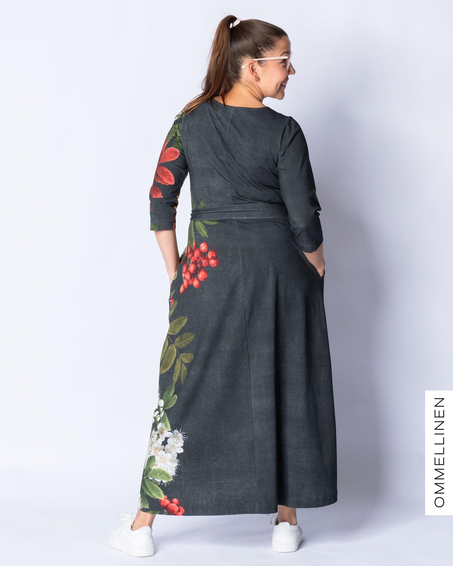 UNELMA dress, Giant pihlaja - grey