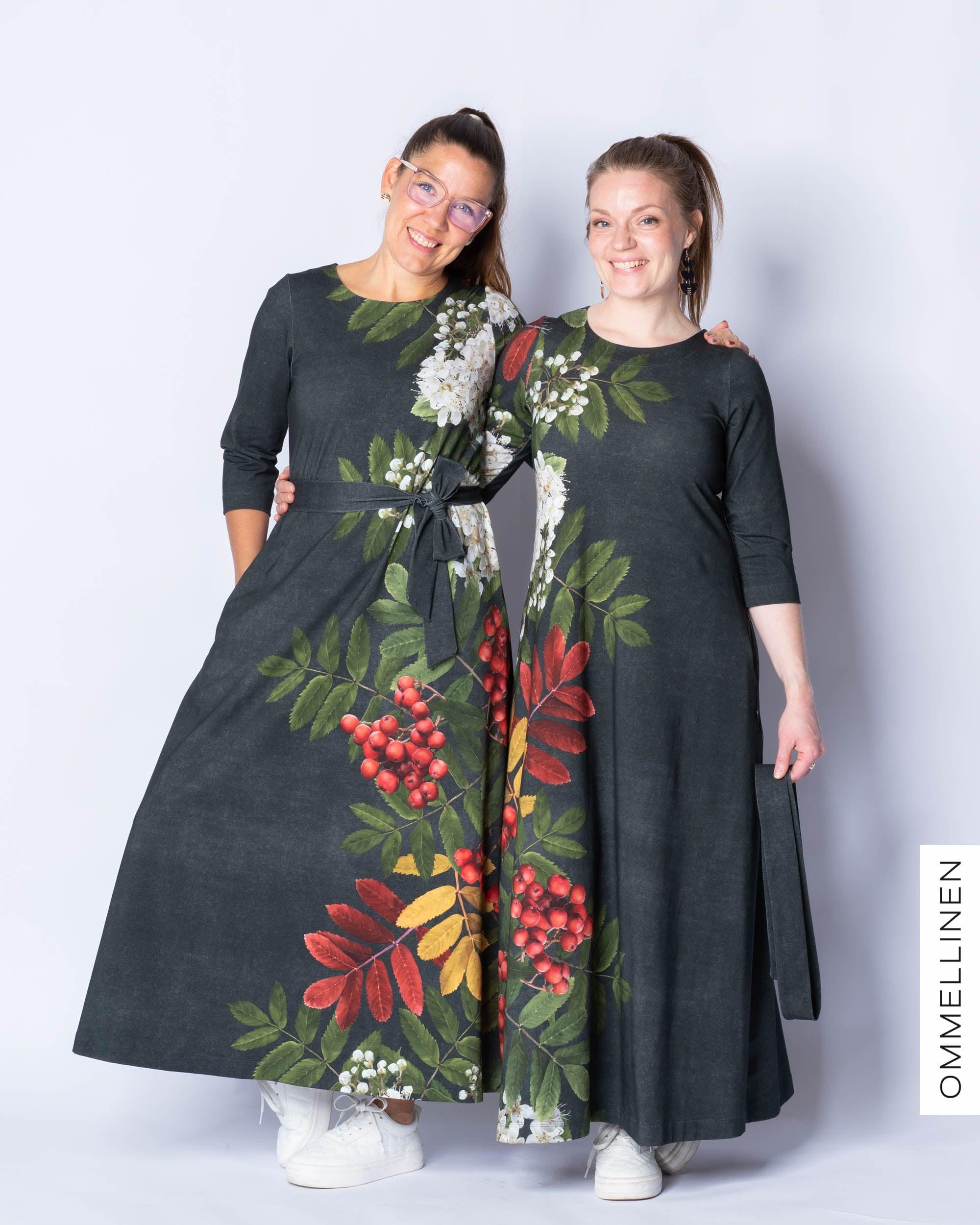 UNELMA dress, Giant pihlaja - grey