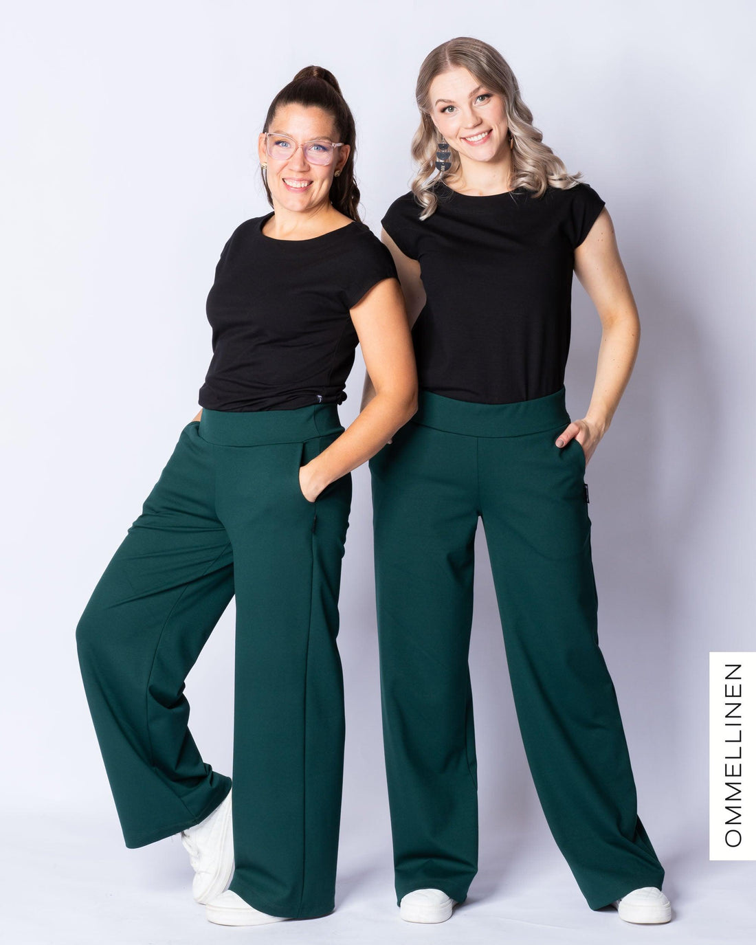 LUOTTO pants - NORMAL LENGTH, green