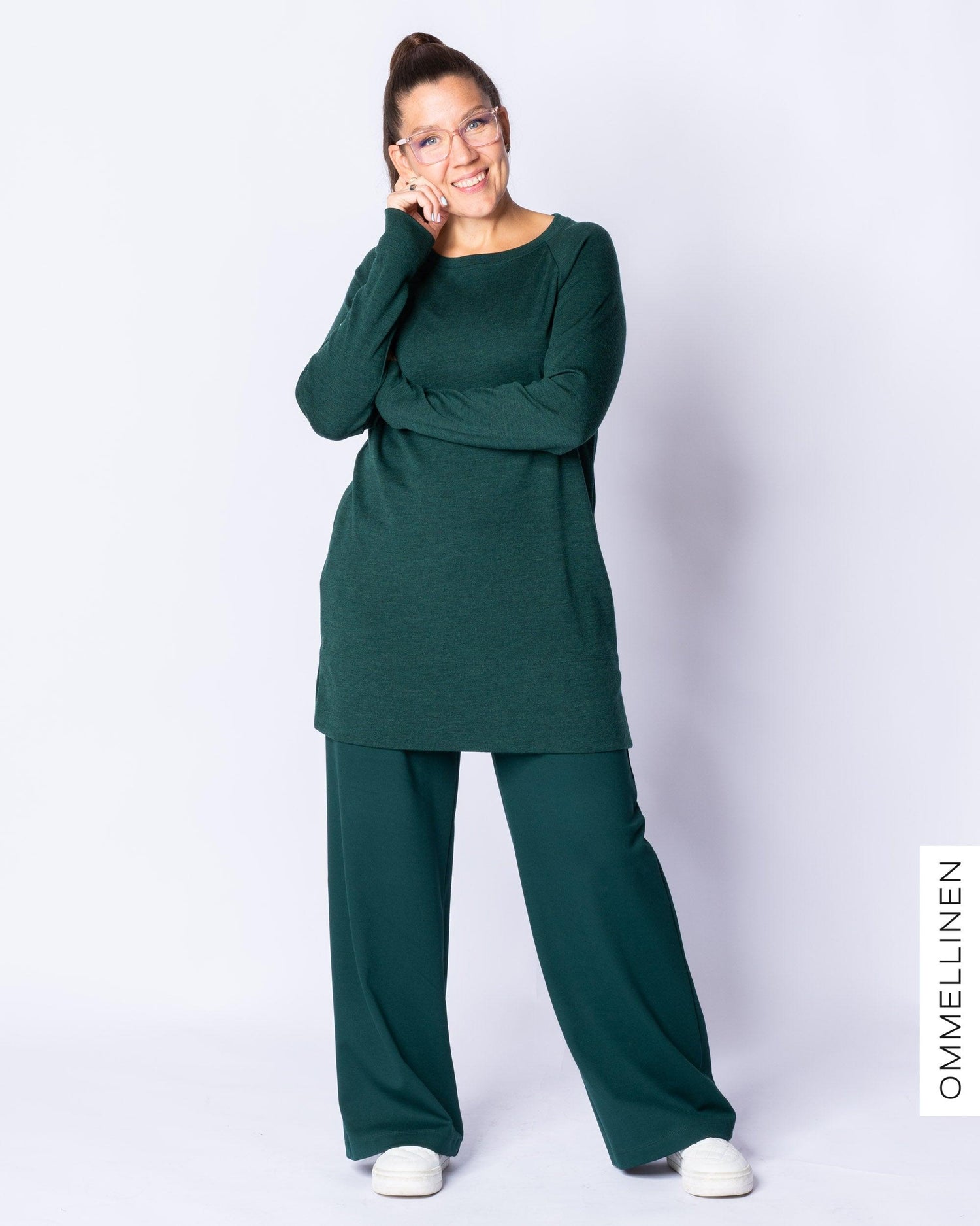 LUOTTO pants - LONG LENGTH, green