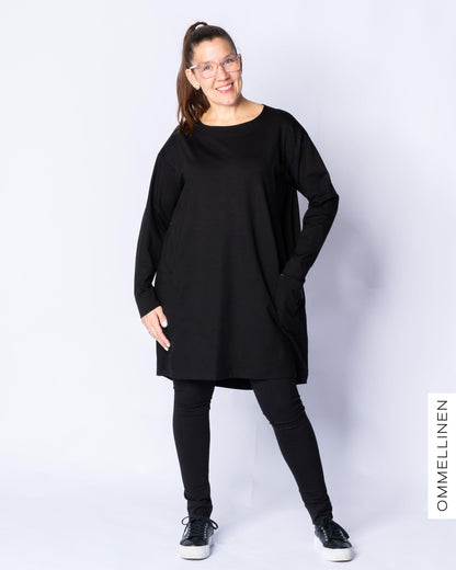 POCKET tunic, black