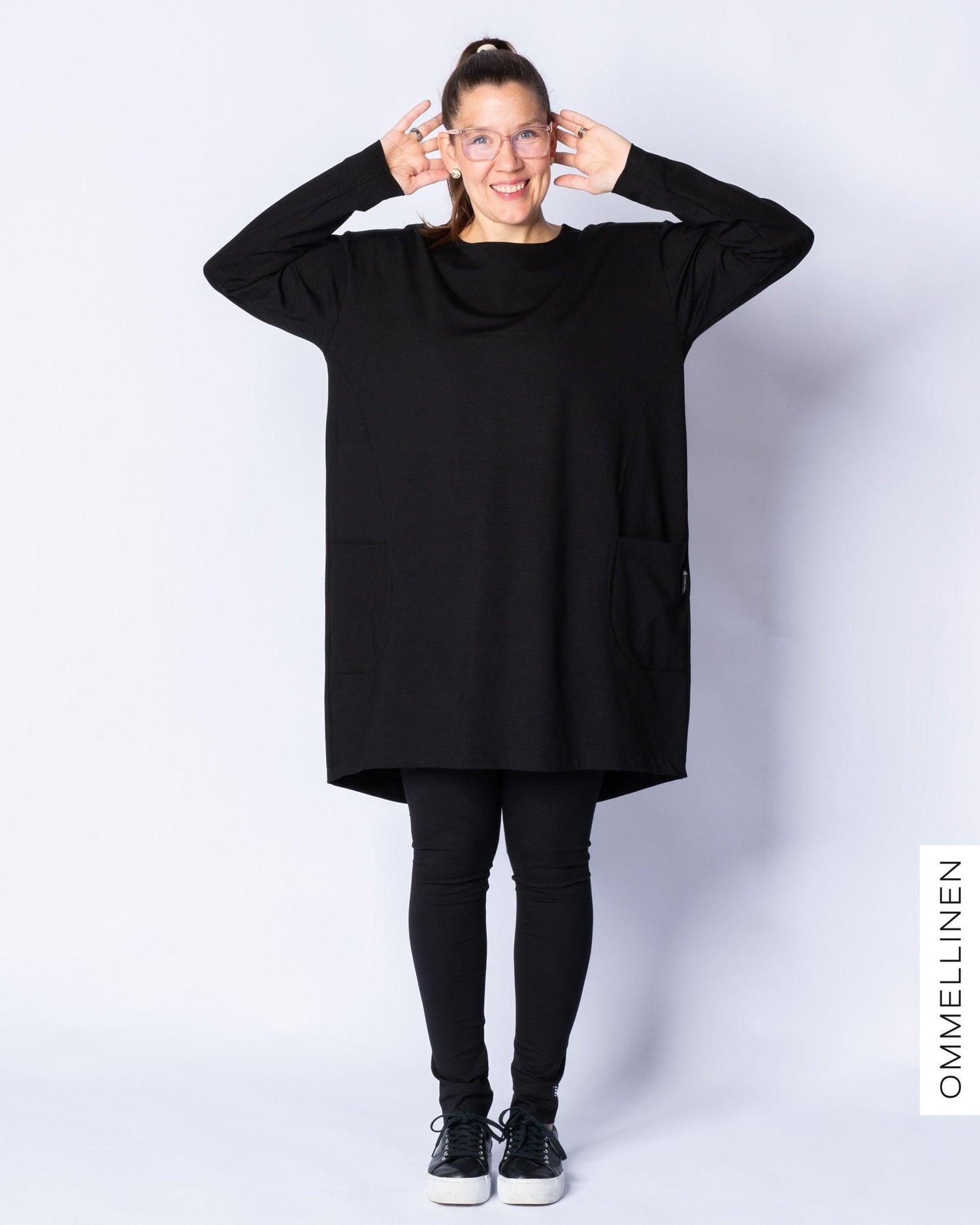 POCKET tunic, black