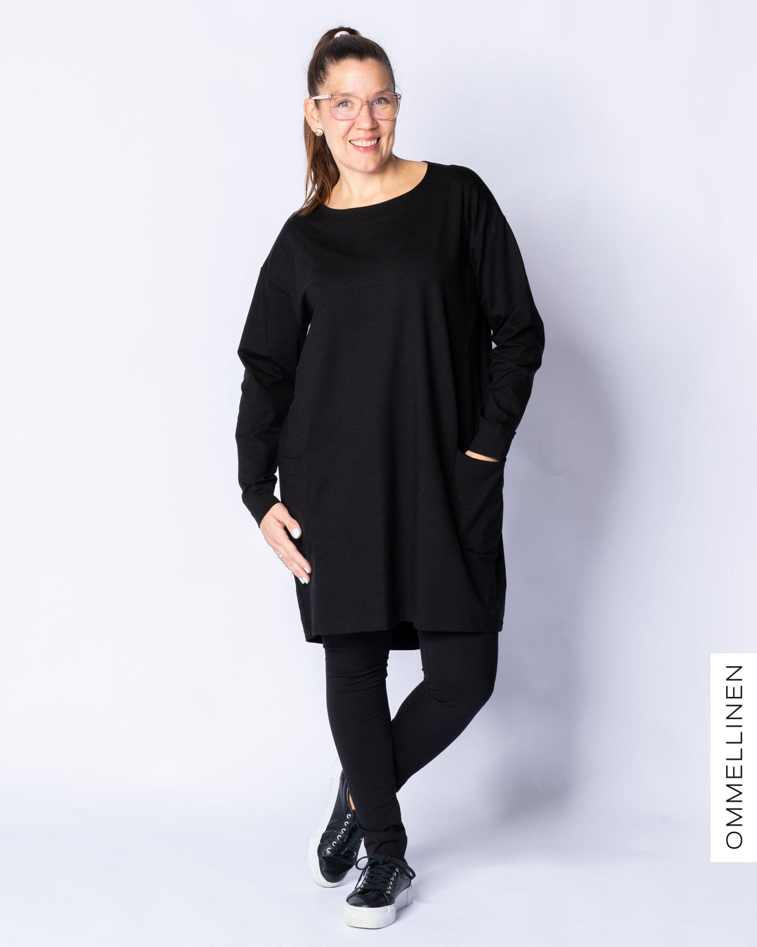 POCKET tunic, black