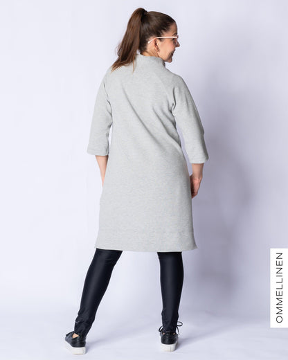 SÄRMÄ dress, melange grey