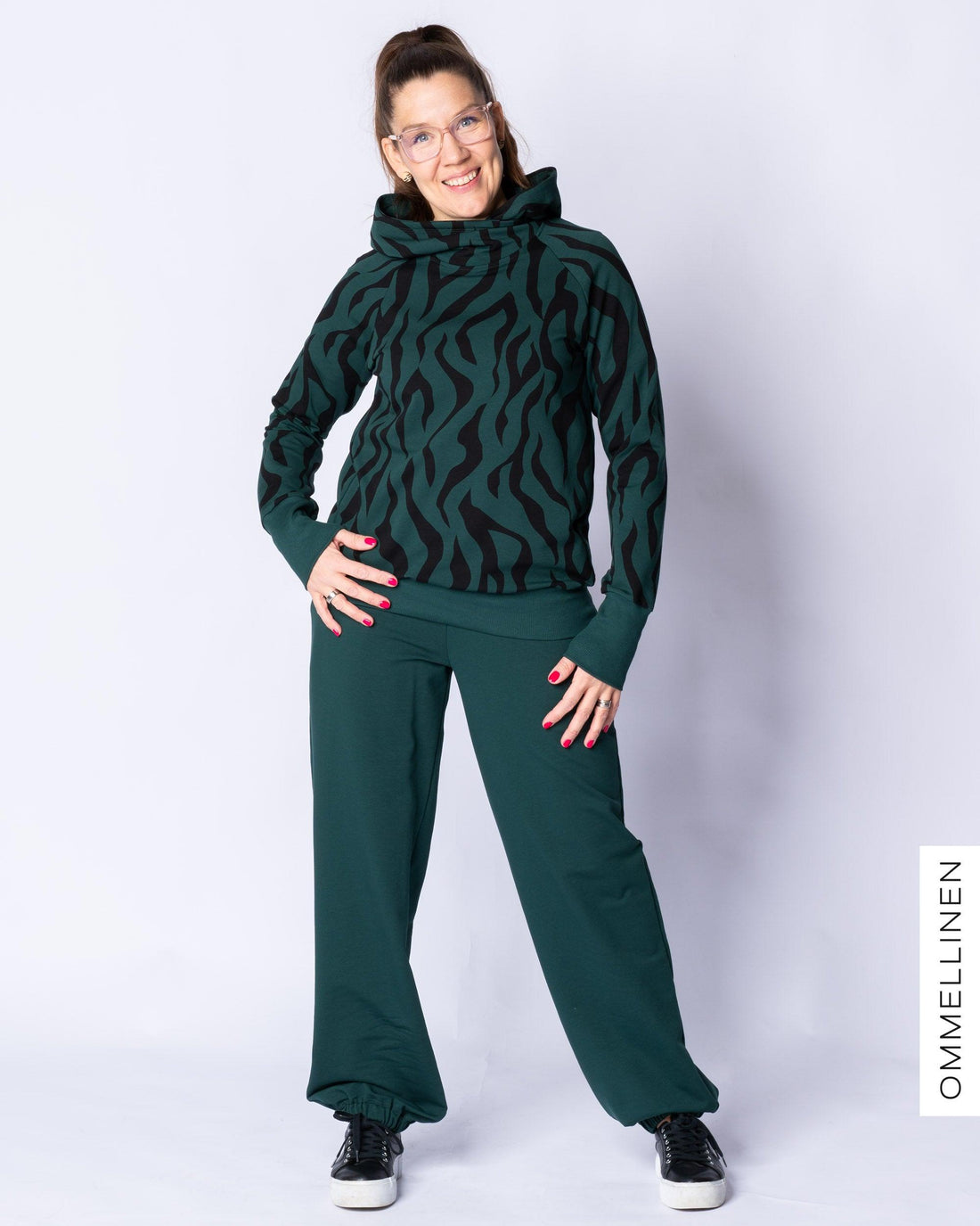 LUOTTO college pants, dark green