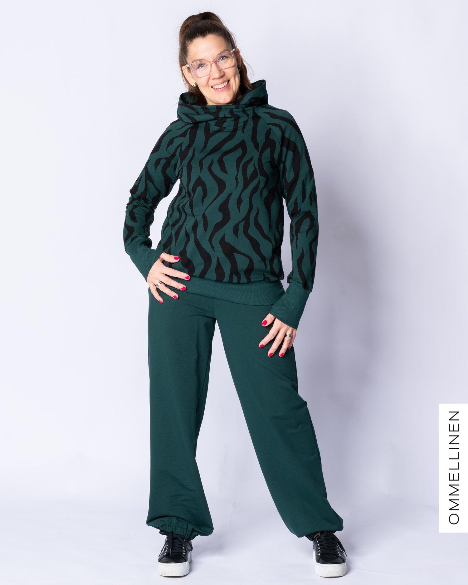 WHOOPS! LUOTTO college pants, dark green - M