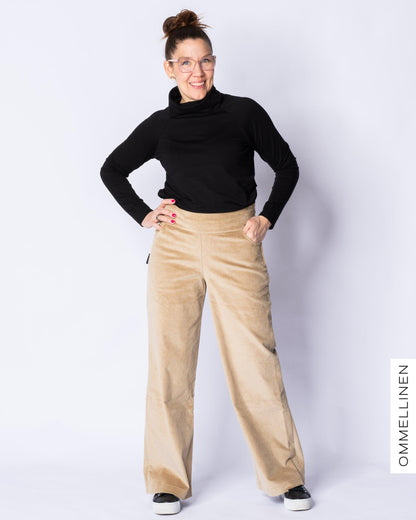 CORDUROY pants - NORMAL LENGTH, sand