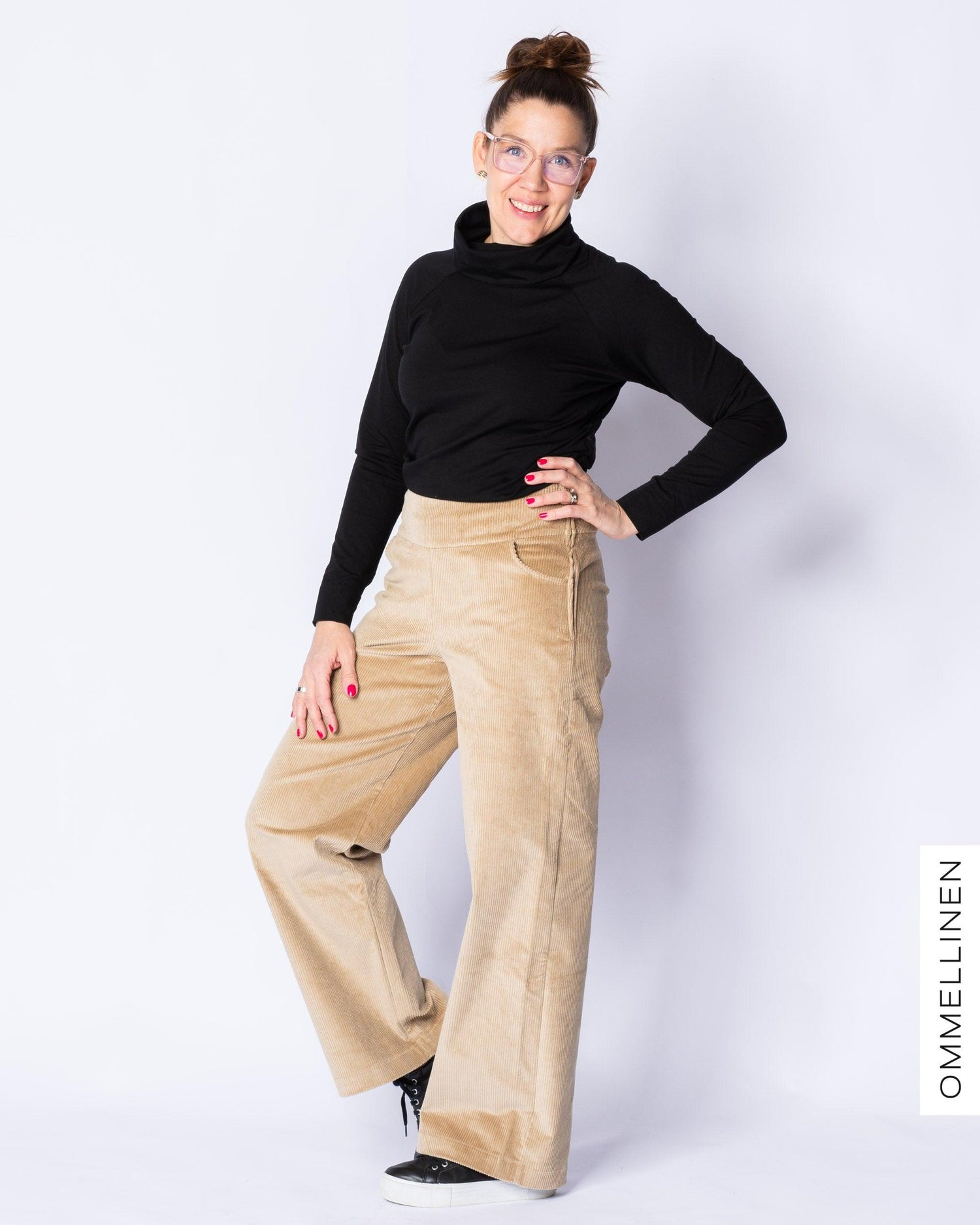 CORDUROY pants - NORMAL LENGTH, sand