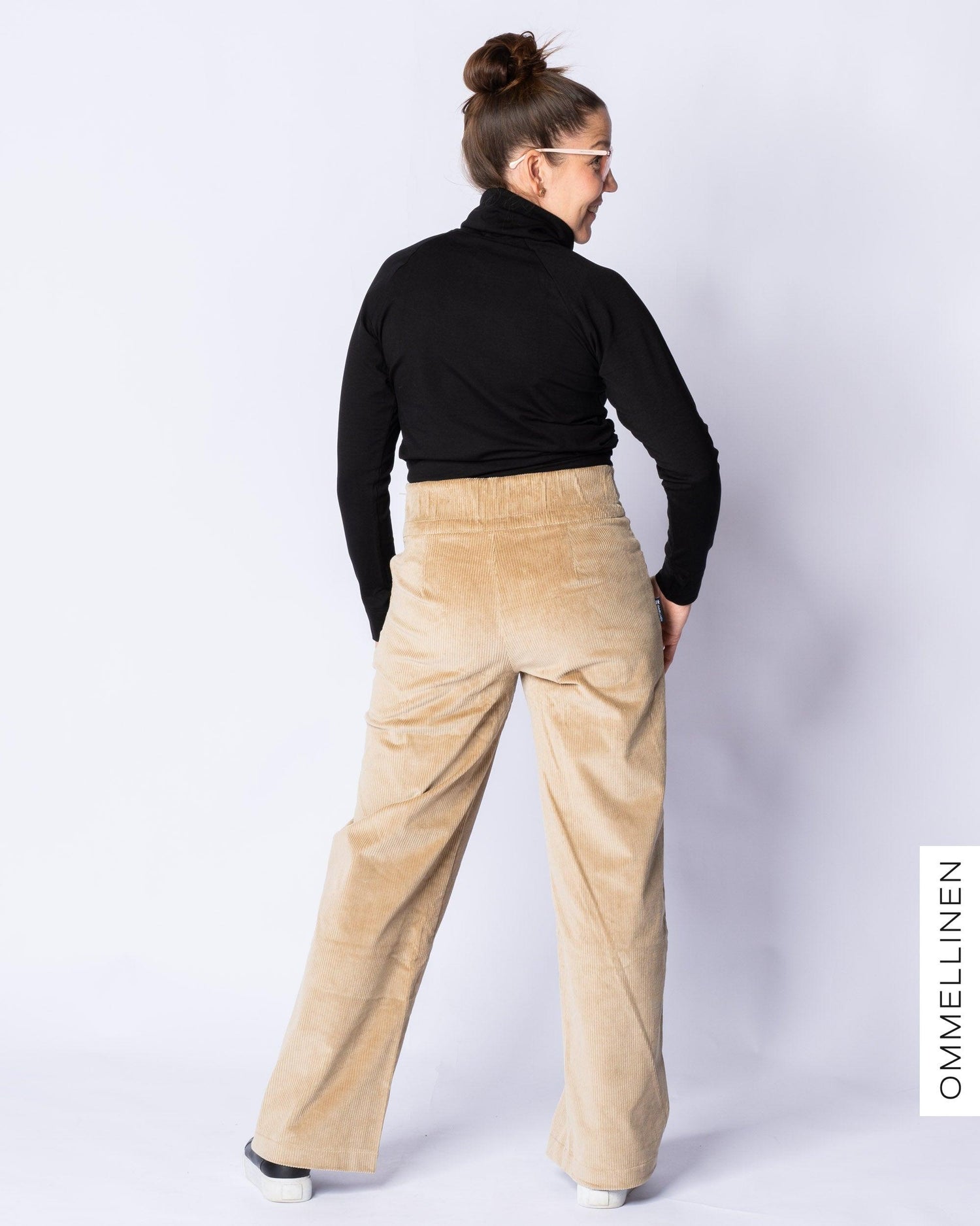 CORDUROY pants - LONG LENGTH, sand