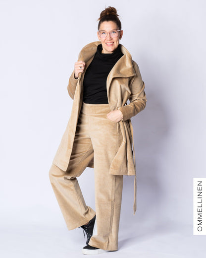 CORDUROY pants - NORMAL LENGTH, sand