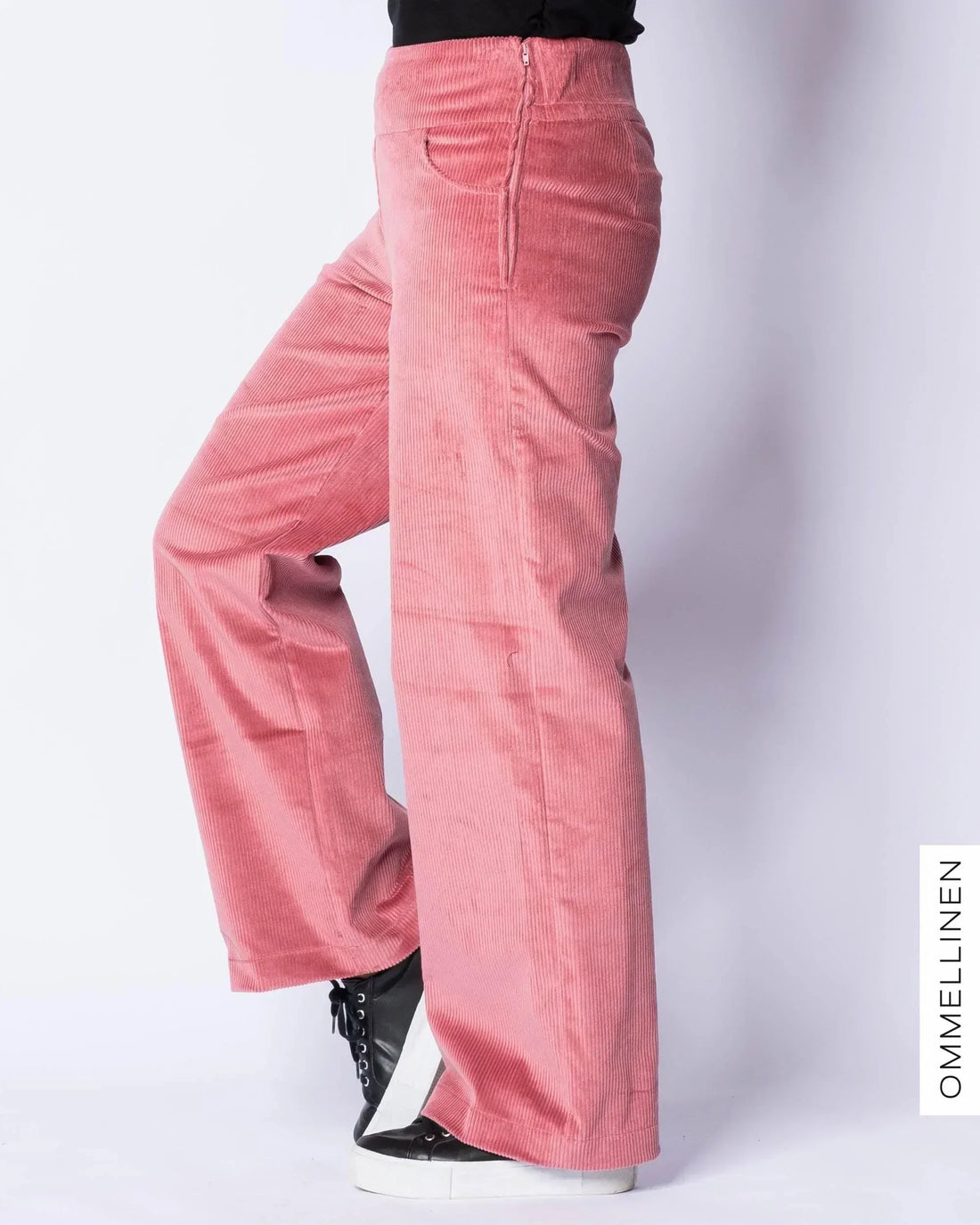 CORDUROY pants - LONG LENGTH, rose - slight II-quality