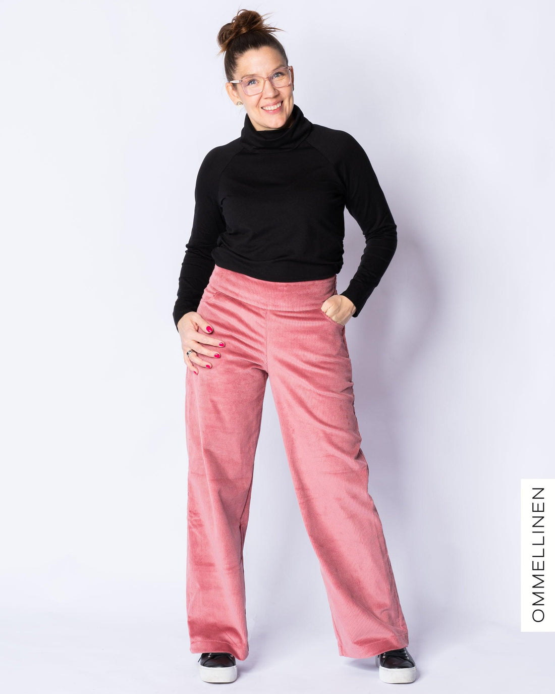 CORDUROY pants - NORMAL LENGTH, rose