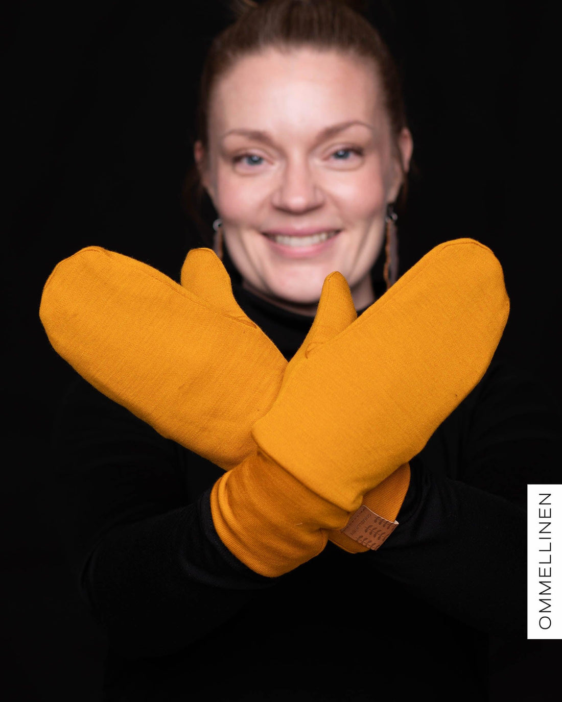 Mittens - S, ocher