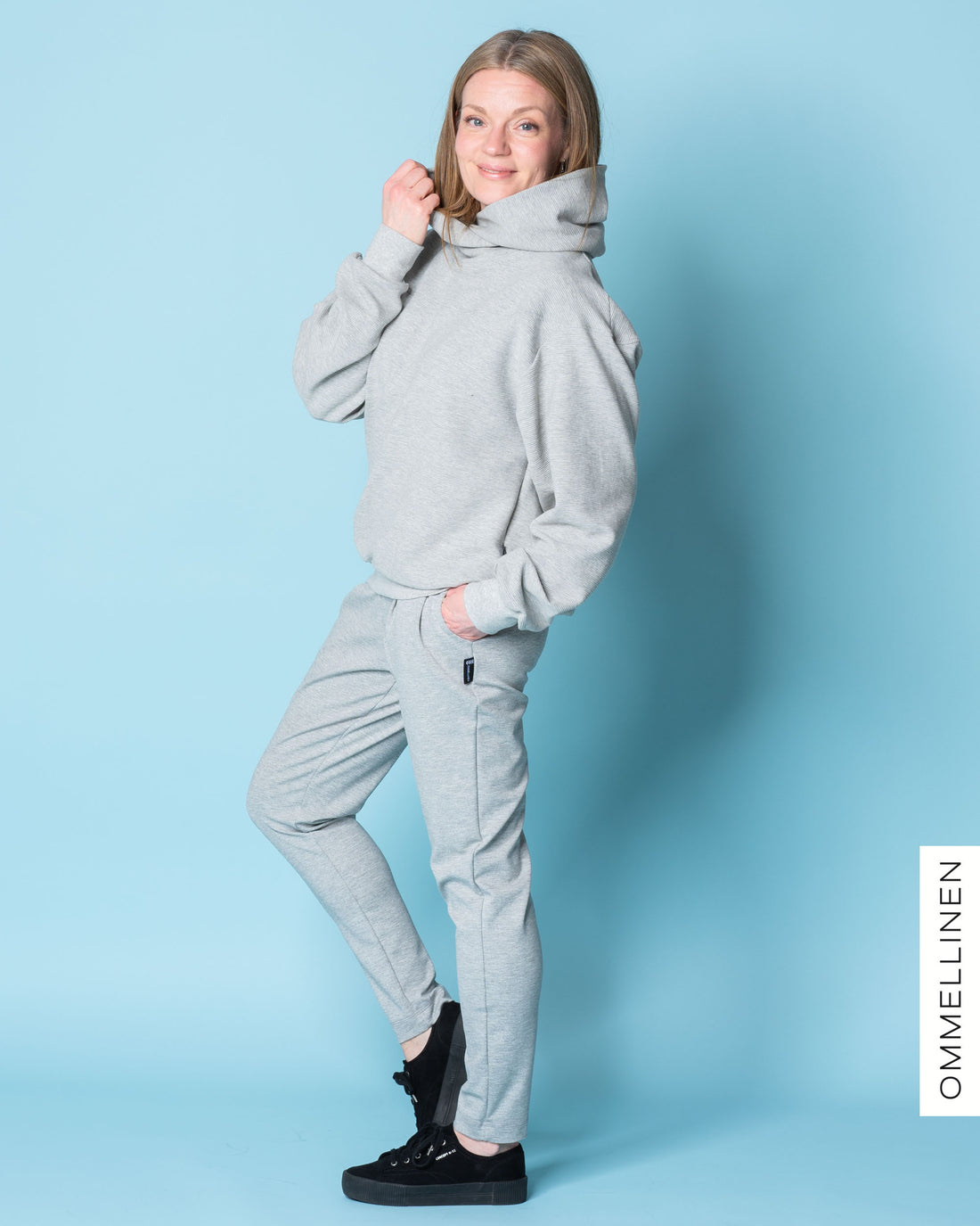 GIANT hoodie, melange grey