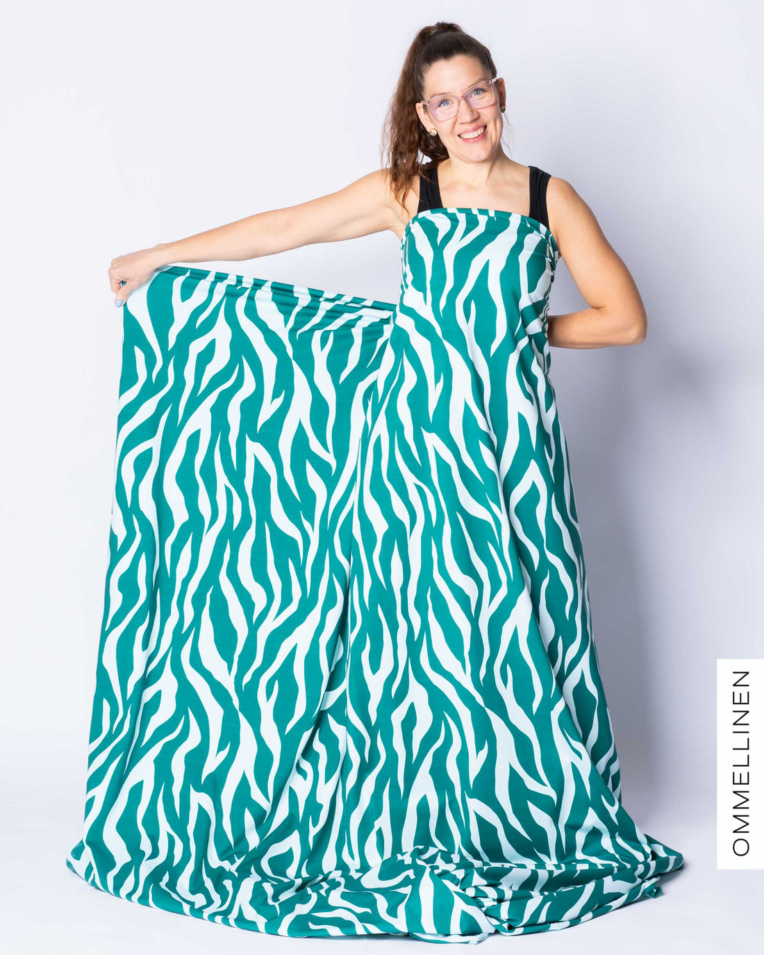 Jersey, Villi - ocean green, slight II-quality