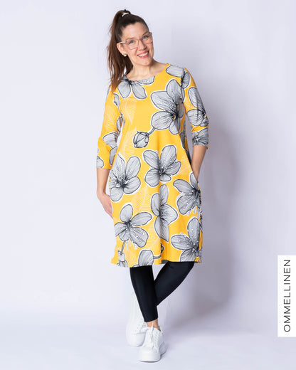 VEKKI tunic, Daydream - yellow