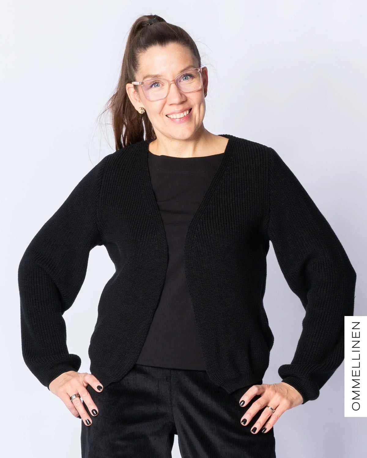 NEULE cardigan, black