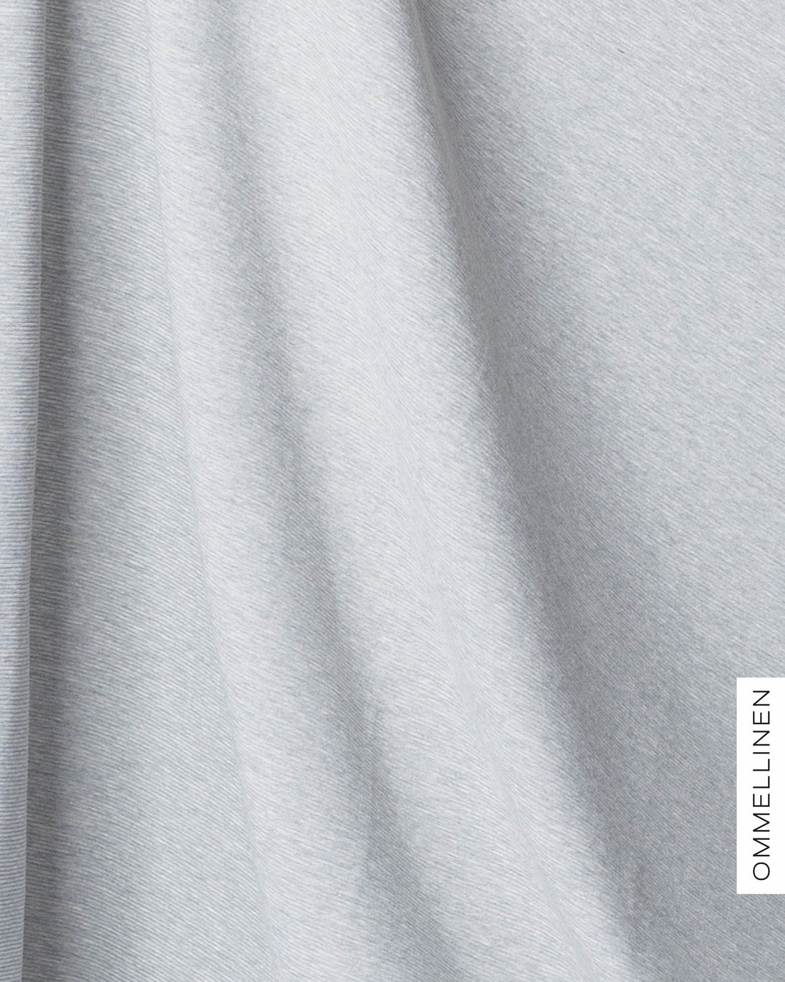 Ottoman - cotton knit - PRE-CUT, melange grey