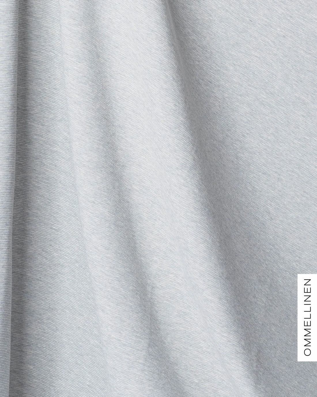 Ottoman - cotton knit - PRE-CUT, melange grey