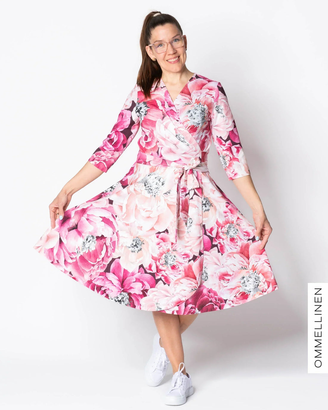 WHOOPS! WRAP dress, Ikuisuus - pink - XXXL