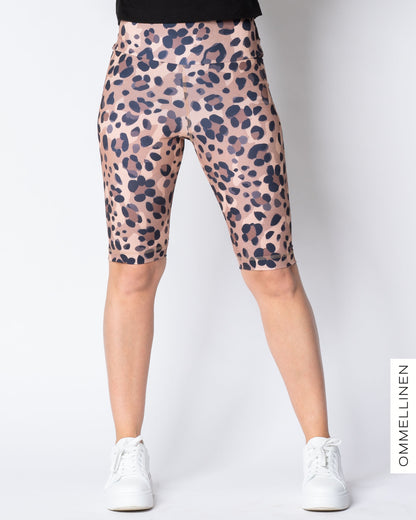 SPORT shorts, Kukkaleopardi - brown