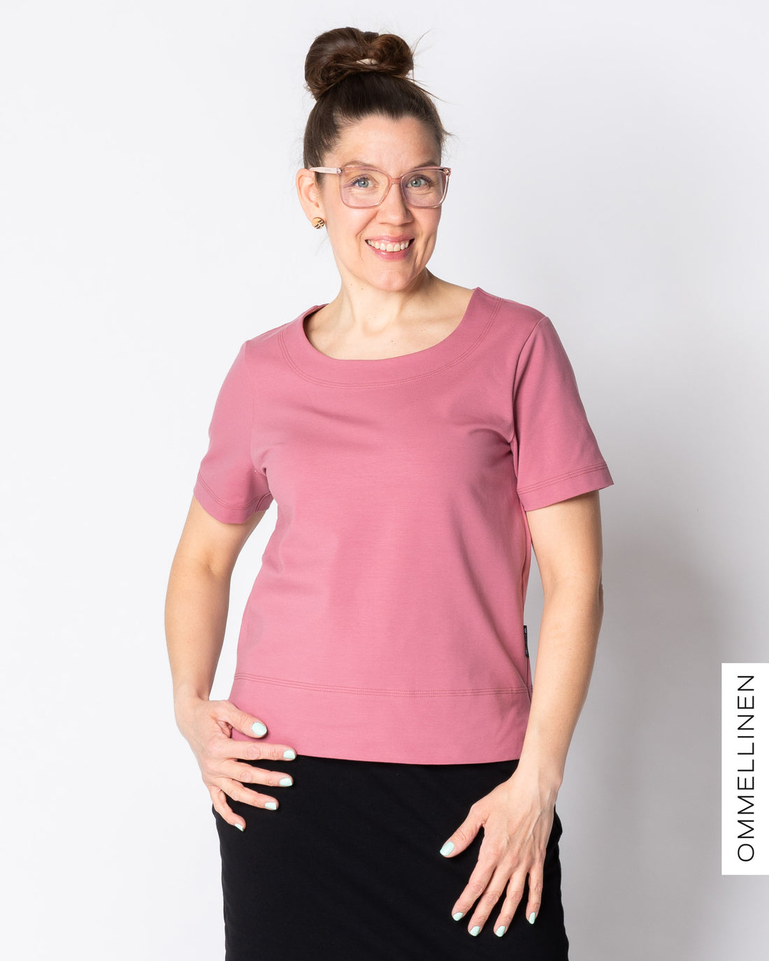 WHOOPS! TEEPPARI t-shirt, rose - L