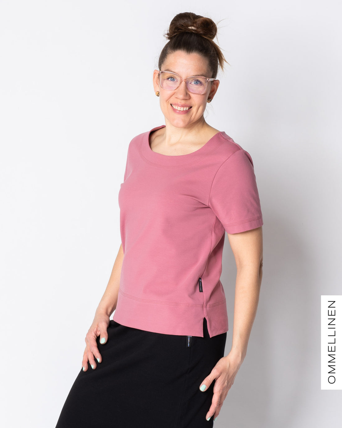 WHOOPS! TEEPPARI t-shirt, rose - L