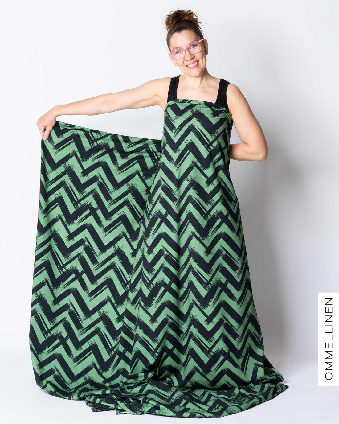 Jersey - PRE-CUT, Siksak - green