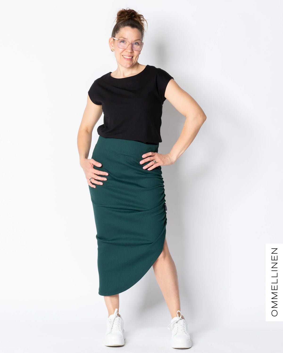 MONEKSI skirt, deep green