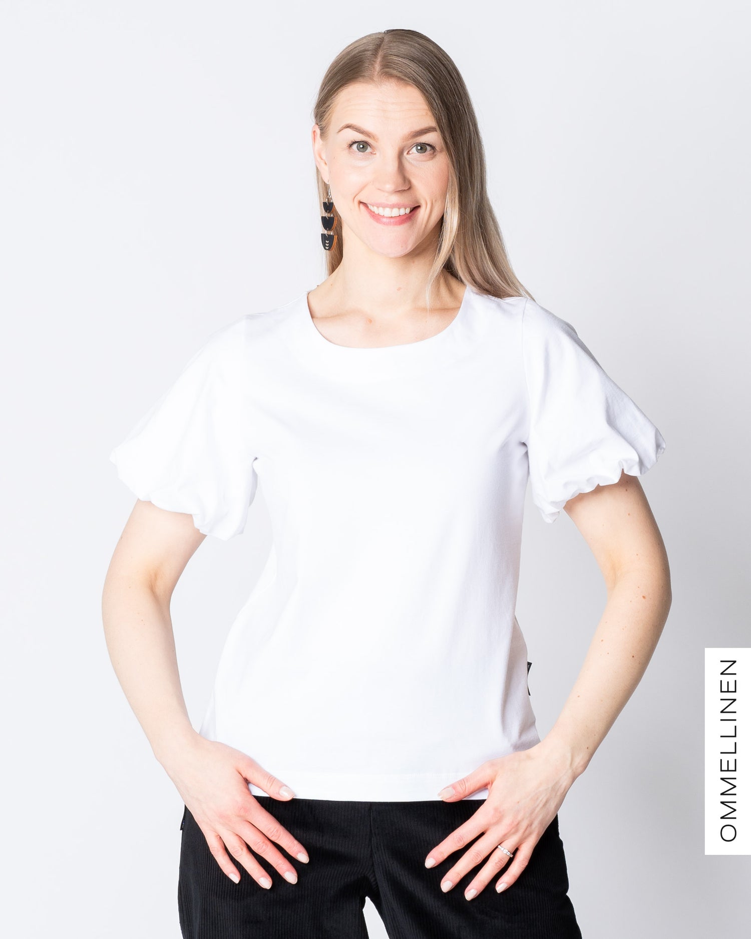 WHOOPS! PUFFI t-shirt, white - XXXL