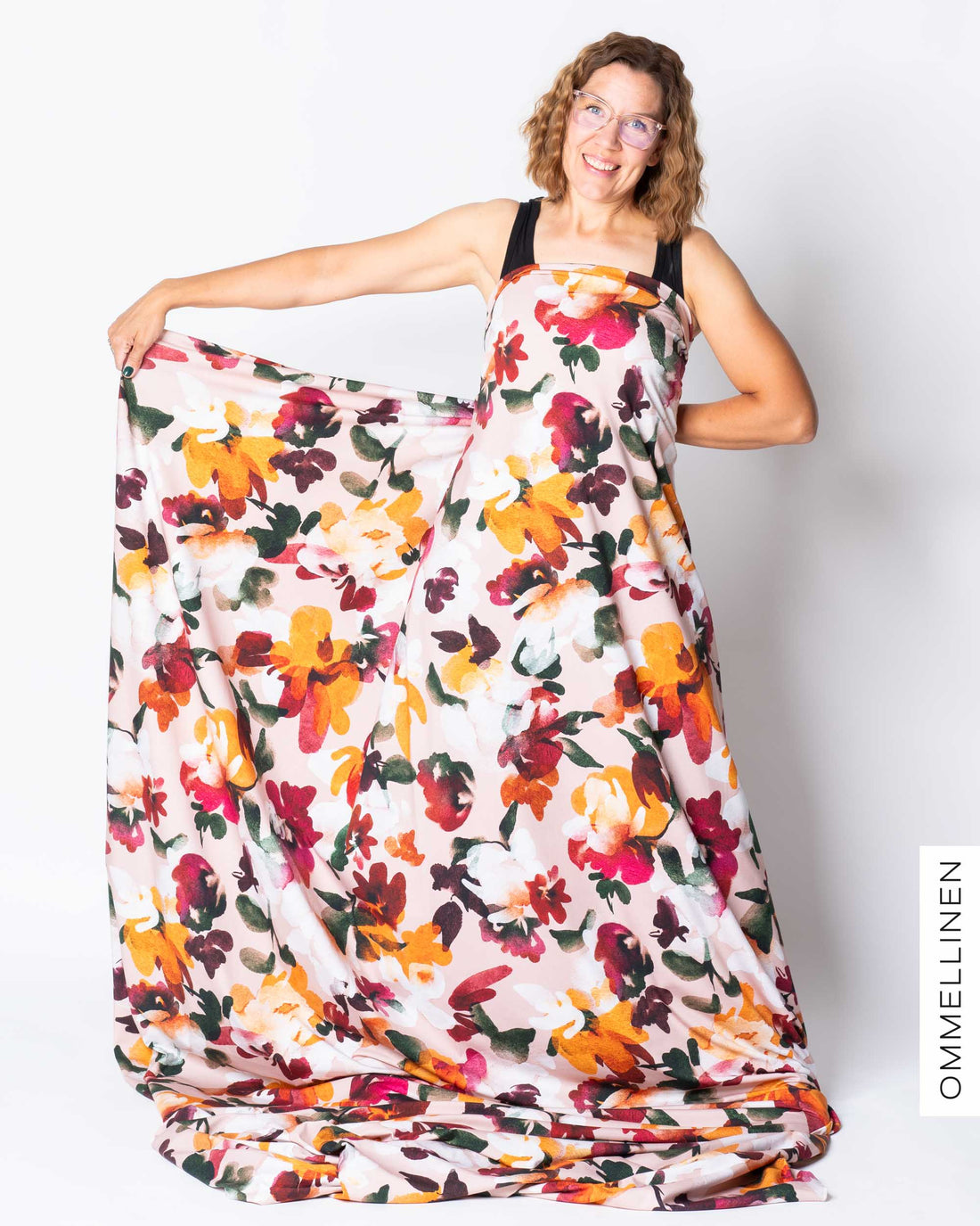 Jersey - PRE-CUT, Kukkaisa - light