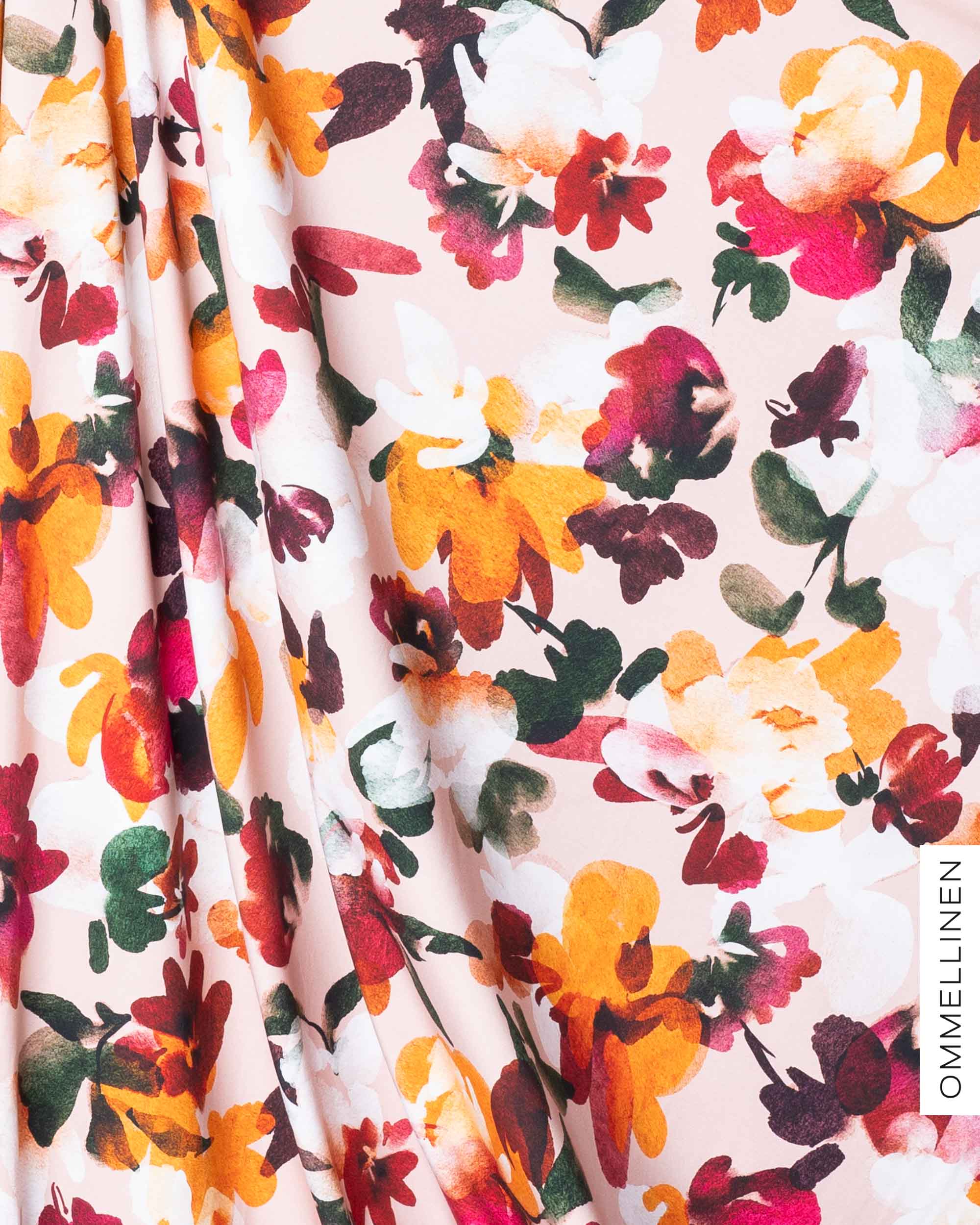 Jersey - PRE-CUT, Kukkaisa - light